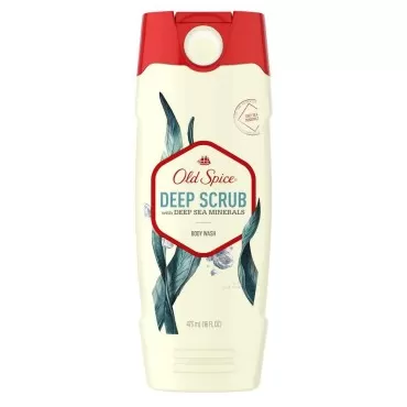 Old Spice Body Wash Deep Scrub With Deep Sea Minerals - 16 Fl Oz, 16 Oz