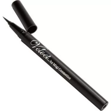 Velvet Liquid Eyeliner Pen. Smooth PRECISE Color PLUS 10 La Fresh Wipes. (Baby Blue)