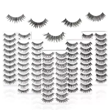 50 Pairs 5 Styles MUSELASH False eyelashes set pro...