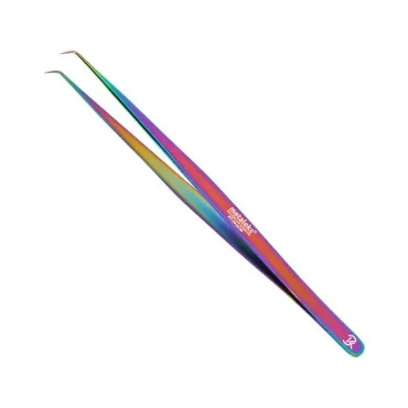 Metaleks Eyelash Extension Tweezers Japanese Stainless Steel In Multi Titanium Coating