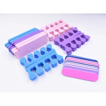 12 Pair Soft Two Tone Foam Toe Separators, Toe Spa...