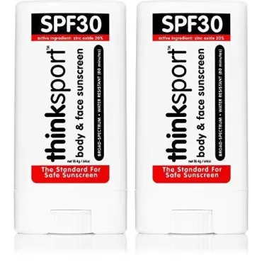 Thinksport Safe Sunscreen Stick SPF 30 (2 pack)