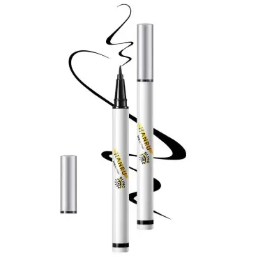 KAIQIKAIXI Black Multicolor Waterproof Very Fine Eyeliner Advanced Liquid Eyeliner Felt Tip Eyeliner Eyeliner Eyebrows Eyelashes Body Paint Multi-Purpose Pen (Black)