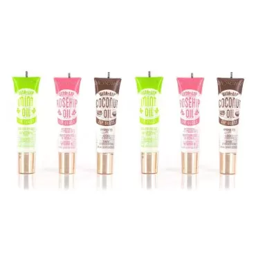 6-PACKS Kiss Broadway Clear Lip Gloss (#1 Mint,Coc...