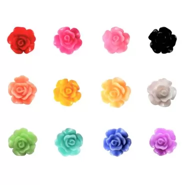 100 pieces Rose Embellishments for Nail Art Charm ...