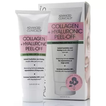 Advanced Clinicals Collagen + Hyaluronic Acid Anti...