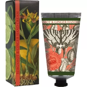 The Englah Soap Company, Royal Botanical Gardens, Kew Bergamot & Ginger Hand Cream, 75mls