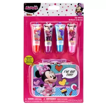 Minnie Mouse Lip Gloss with 3D Tin