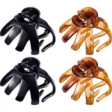 4 Pieces Large Grip Octopus Clip No Slip Spider Ha...