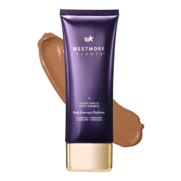 Westmore Beauty Body Coverage Perfector 7 Oz/ 210ml (Bronze Radiance) - Waterproof Leg And Body Makeup For Tattoo Cover Up And More - The Best Tattoo Cover Up Leg Makeup