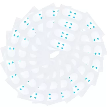 Yaomiao 200 Pieces Face Lift Tape Face Lifting Sticker Invisible Thin Face Stickers V-Shape Face Lift Tape Make-up Face Lift Tools for Face