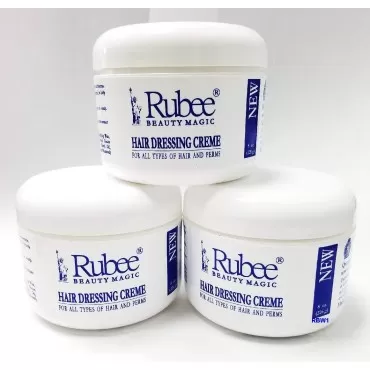 Rubee Hair Dressing Creme 8 oz. 3pk