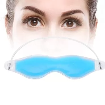 Reusable Summer Ice Cooling Gel Sleeping Eye Mask, Eye Pillow for Puffy Eyes Stress Relief, Hot Cold Therapy Gel Eye Mask for Sleep and Travel