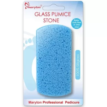 Maryton Foot Pumice Stone for Feet, 100% Siliglass Double Sided Pedicure Tools for Feet Callus Remover, Exfoliates Feet & Smooths Skin