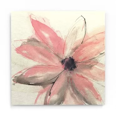 Trademark Fine Art ' Blush Clematis I ' Metal Art ...