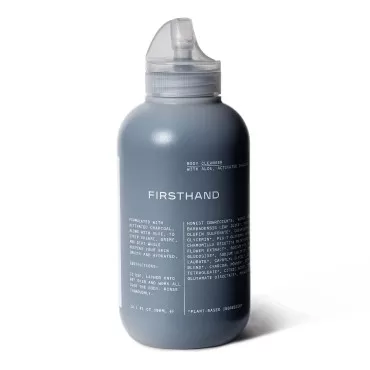 Firsthand Supply Charcoal Body Cleanser - Clean & Non-toxic Body Care Ingredients - Detoxifies, Hydrates & Cleans Your Skin - 10.1oz (300ml)