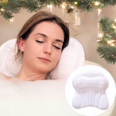 Bath Pillow (Extra Soft) - Bathtub Pillow Headrest...