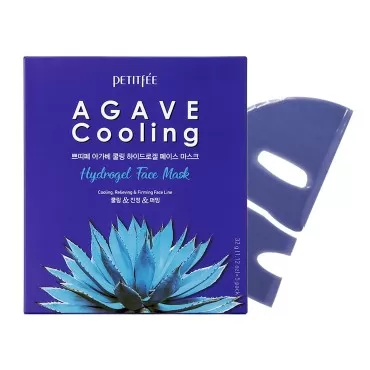Agave Cooling Hydrogel Beauty Face Mask, 5 Sheets,...