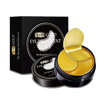 24k Gold Eye Masks-with Collagen Under Eye Patches...