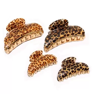 4 Pcs Hair Claw Banana Clips tortoise Shell Claw H...