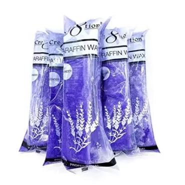 Paraffin Wax Refills by Creation: Bulk 6 lbs of Lavender Paraffin Wax Block, Use in Paraffin Wax Machine for hand and feet, Paraffin Wax Bath, Relieve Arthritis Pain Stiff Muscles Deeply Hydrates Skin