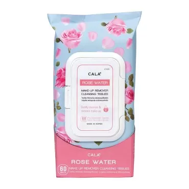 Cala Rose water make-up remover cleansing tissues ...