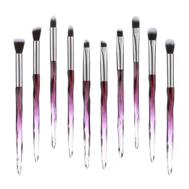 Kingtree Eyeshadow Makeup Brushes, 10PCS Crystal B...