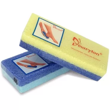 Maryton Foot Pumice and Scrubber for Feet and Heels Callus, Salon Pedicure Tools Dead Skin Remover, Pedi Gifts for Men Women, 2 Count