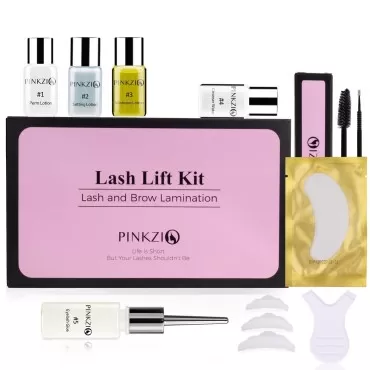 PINKZIO Lash Lift Kit, Professional Eyelash Perm K...