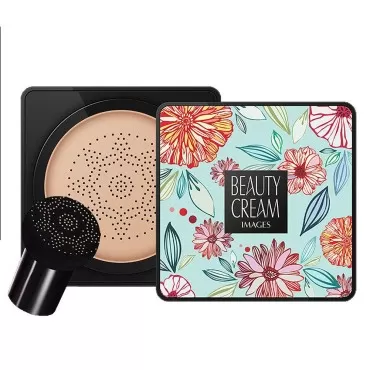 Magik Images Mushroom Head Air Cushion BB CC Cream Concealer Foundation Stick Moisturizing (Cushion BB, Natural Beige)
