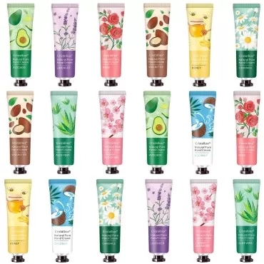 18 Pack Hand Cream Gift Set Bulk Small Hand Lotion...