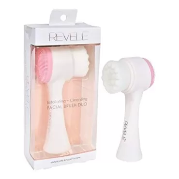 REVELÉ Facial Cleansing Brush Duo, Exfoliating and...