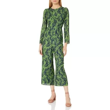 Ali & Jay Women's Twist Front Puff Sleeve Jumpsuit...