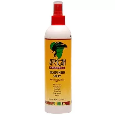 African Essence Braid Sheen Spray, 12 Oz...