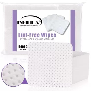 INFILILA Lint Free Nail Wipes Nail Polish Remover ...