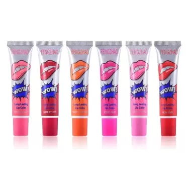 6 Colors Tattoo Magic Color Lip Stain Tint Long La...