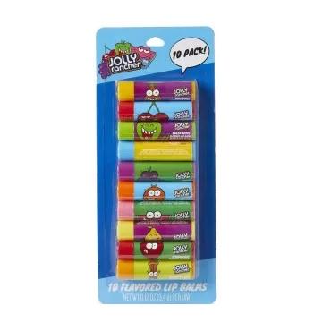 10 Pack Jolly Rancher Flavored Lip balms, Great fo...