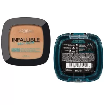 Pack of 2 L'Oreal Paris Infallible Pro Glow Lasting Glow Powder, Sun Beige (26)