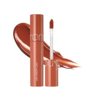 rom&nd] Juicy Lasting Tint 16 colors | Vivid color|Glossy Finish| Long-lasting| moisturizing| Highlighting| Natural-beauty | Lip Tint for Daily Use| K-beauty | 5.5g/0.2oz No.08 APPLE BROWN