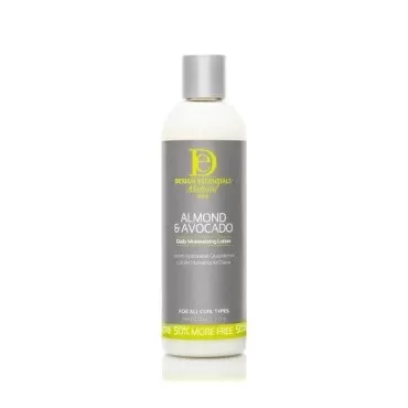 Design Essentials Natural Almond & Avocado, Moisturizing & Detangling Leave-In Conditioner, 12 Ounce