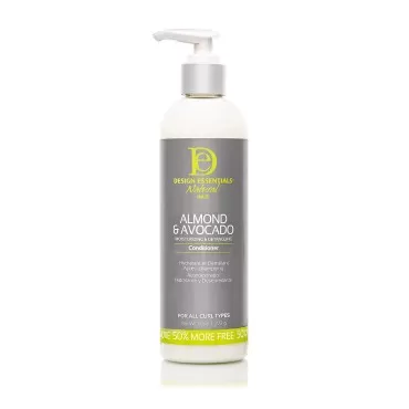 Design Essentials Natural Almond & Avocado Moisturizing & Detangling Conditioner, 12 Ounce