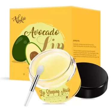 Lip Sleeping Mask, Avocado Lip Moisturizer, Nourishing and Improving Lip Skin Tone, Lip Skin Treatment Day and Night, Exfoliate?Repair Lip Dry Skin