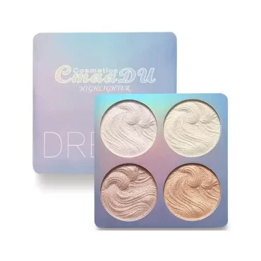 Highlighter Powder Palette, Shimmer Highlighters M...