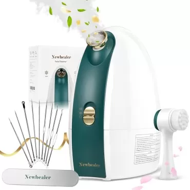 Newbealer Facial Steamer, 3in1 Aromatherapy Face H...