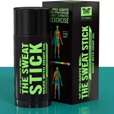 TNT Pro Ignite Workout Enhancer Sweat Gel Stick: Hot Cream for Tummy Belly - Belly Firming, Thigh & Arm Hot Sweat Cream, Exercise Thermogenic Cream For Men & Women, Skin Tightening Heat Lotion