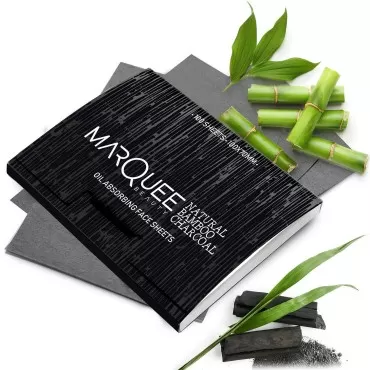 (1PK) Oil Blotting Sheets- Natural Bamboo Charcoal...