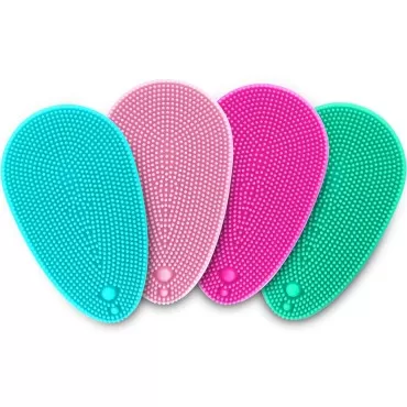 MARY LAVENDER Silicone Face Scrubber Soft Facial C...
