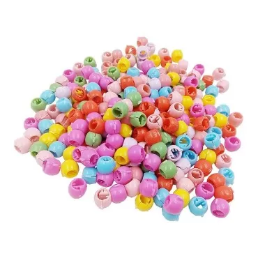 GBSTORE 50 PCS Mini Hair Claw Clips For Women Girls Cute Candy Colors Plastic Hairpins Hair Braids Maker Beads Headwear Hair Accessories