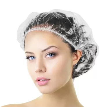 Aquior Shower Cap Disposable, 50 PCS Bath Caps Lar...