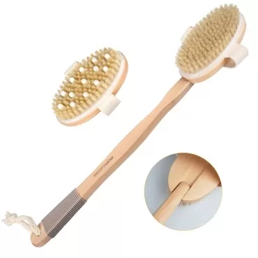 Dry Brushing Body Brush, POPCHOSE Body Scrubber fo...